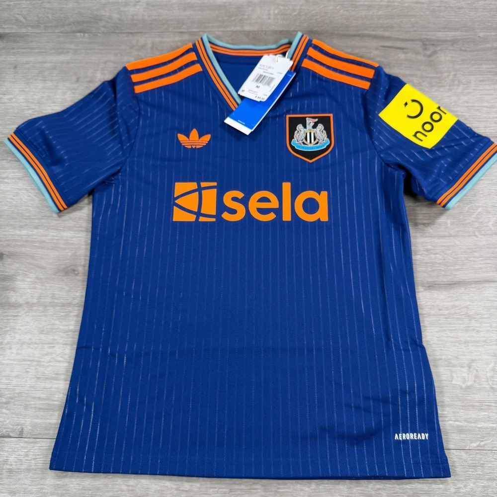 Adidas Newcastle United Jersey 25/26 3rd Home Retro Soccer JJ2228 Youth Medium